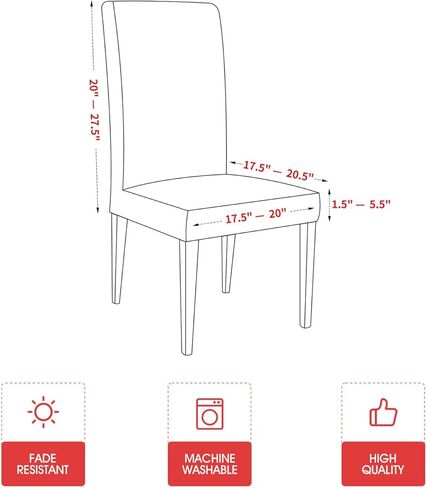 Horaldaily 4PCS Christmas Dining Chair Covers,Holly Stretch Removable Washable Slipcover Chair Protector for Dining Room Home Decor in Saudi Arabia