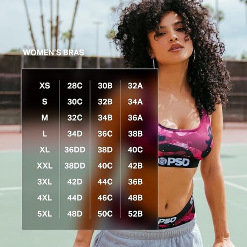 PSD Women's Tapestry Meltdown Sports Bra, Multi, M in Saudi Arabia