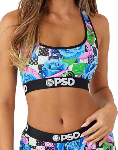 PSD Women's Tapestry Meltdown Sports Bra, Multi, M in Saudi Arabia
