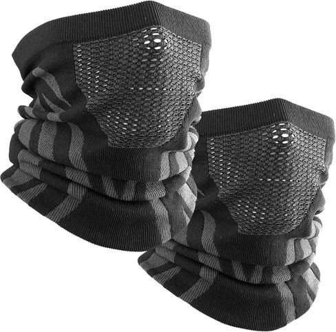 AXBXCX Men's Extreme Cold Weather Face Mask Neck Warmer for Winter Sports in Kuwait