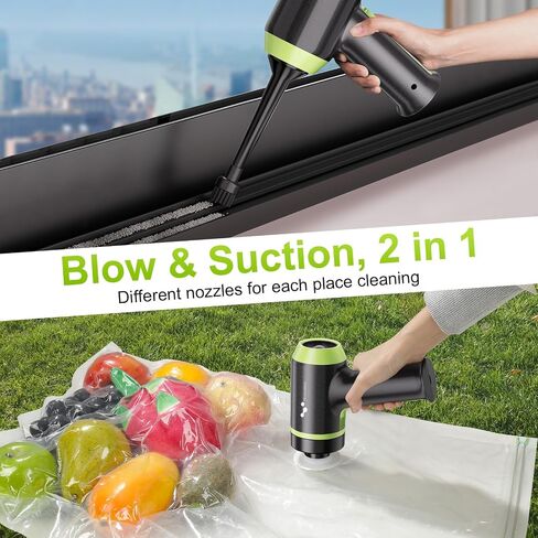 helloleiboo Mini Vacuum Cleaner 9000PA Hand Vacuum Cordless Rechargeable 3 in 1 Portable Car Vacuum Wireless Handheld Car Vacuum Cleaner for Car Home Office Pet in Saudi Arabia