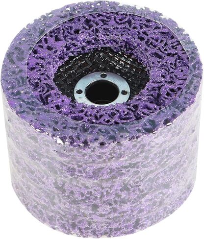 5Pcs Quick Change Easy Strip Discs, 4 Inch x 5/8 Inch Purple Silicon Carbide Abrasive Wheel for Grinding Paint Rust, Fit for Angle Grinders, Use for Wood Metal Glass in Saudi Arabia