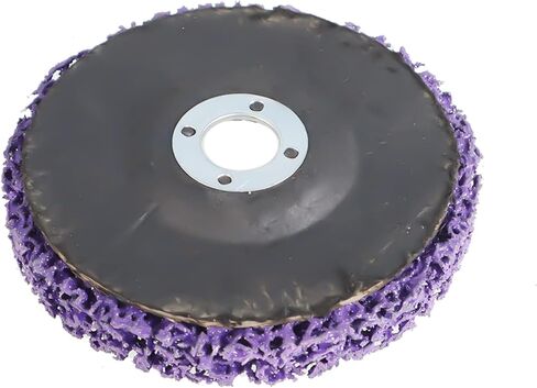 5Pcs Quick Change Easy Strip Discs, 4 Inch x 5/8 Inch Purple Silicon Carbide Abrasive Wheel for Grinding Paint Rust, Fit for Angle Grinders, Use for Wood Metal Glass in Saudi Arabia