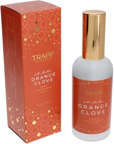 تراب - رقم 57 فص برتقال - 3.4 أونصة. رذاذ عطري (عبوة من عبوتين) - عطر منزلي عطري مع روائح موسمية من البرتقال العصير والقرفة والقرنفل المطحون الطازج in Kuwait