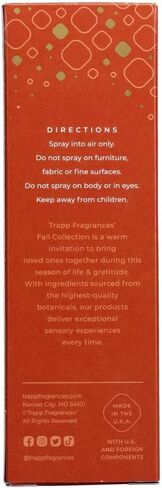 تراب - رقم 57 فص برتقال - 3.4 أونصة. رذاذ عطري (عبوة من عبوتين) - عطر منزلي عطري مع روائح موسمية من البرتقال العصير والقرفة والقرنفل المطحون الطازج in Kuwait