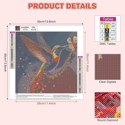 HEIBAGO Tiger Diamond Painting Kits for Adults, 5D Animal Diamond Art Kit for Beginners, DIY Full Drill Gem Painting, Paint with Round Diamonds Painting Packs for Home Wall Decor Gifts 12x16inch in Saudi Arabia