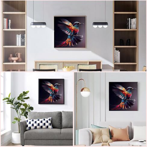 HEIBAGO Tiger Diamond Painting Kits for Adults, 5D Animal Diamond Art Kit for Beginners, DIY Full Drill Gem Painting, Paint with Round Diamonds Painting Packs for Home Wall Decor Gifts 12x16inch in Saudi Arabia