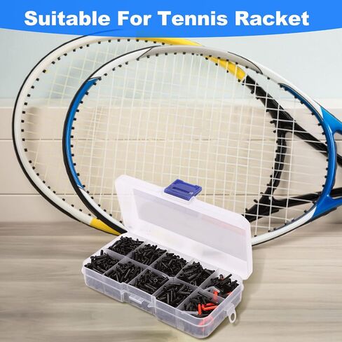 1 Box Badminton Grommets , Tennis Stringing Machines & Tools , Universal Badminton Racket Grommets Nylon Racquet Eyelets Bucket String Protector Stringing Tools For Tennis Pickball Squash in Saudi Arabia