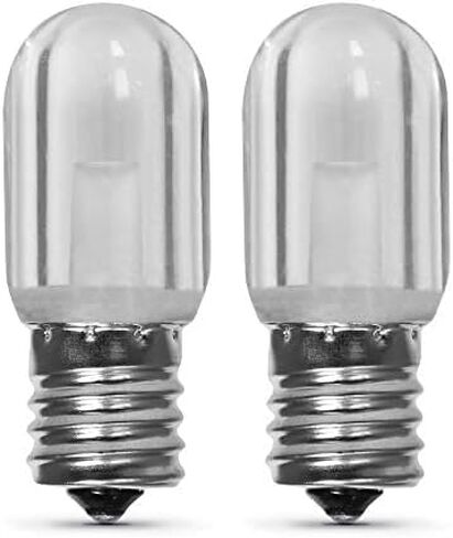 لمبة LED غير قابلة للتعتيم من Feit Electric BPT7N/SU/LED، 15 واط، 120 فولت تيار متردد، قاعدة E17 (متوسطة)، دافئة، 80 لومن، أبيض in Kuwait