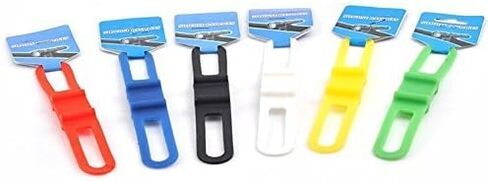 Bike Bicycle Cycling Silicone Band Flashlight Phone Elastic Strap Flash Light Tie Ribbon Mount Holder (Pack of 6) in Kuwait