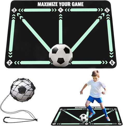 بساط تدريب كرة القدم معدات كرة القدم: بساط تدريب رشاقة القدم - بساط تدريب كرة القدم الصامت غير القابل للانزلاق in Kuwait