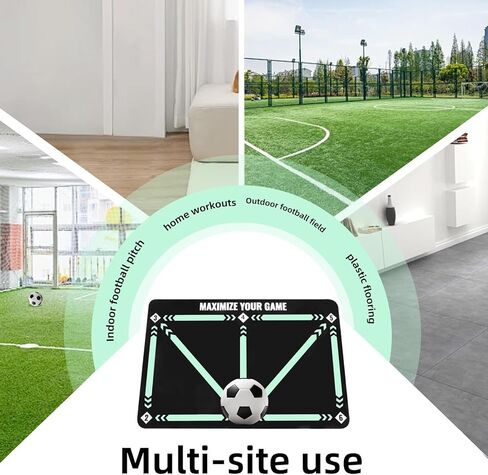 بساط تدريب كرة القدم معدات كرة القدم: بساط تدريب رشاقة القدم - بساط تدريب كرة القدم الصامت غير القابل للانزلاق in Kuwait