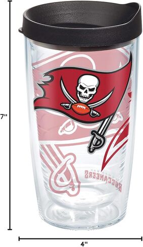 كوب معزول من Tervis NFL Tampa Bay Buccaneers، 24 أونصة، كلاسيكي in Saudi Arabia