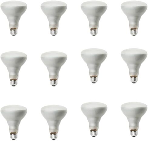 lumenivo Replacement for Sylvania Lighting BR30 65 Watt Flood Light Bulbs Indoor Frosted BR30 65W Indoor Flood Light with E26 Medium Screw Base - Soft White - 120V - 12 Pack in Kuwait