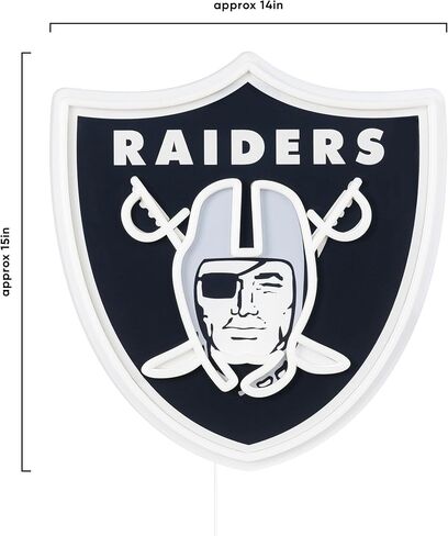 لافتة مضيئة LED بشعار فريق FOCO Las Vegas Raiders NFL in Saudi Arabia