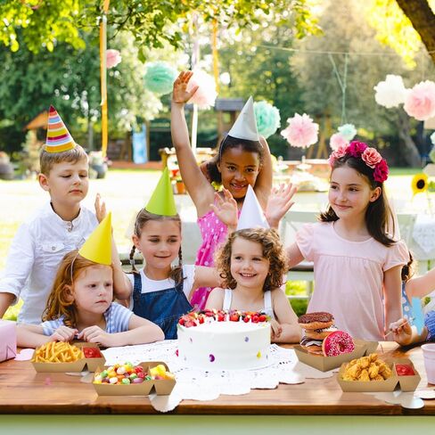 150 عبوة من صواني الطعام الورقية من ورق الكرافت، 2 صواني تقديم الطعام للاستعمال مرة واحدة، قوارب طعام Ppaer تخرج حاويات الطعام للناتشوز، التاكو، البطاطس المقلية، الشواء، المهرجانات، الحفلات in Kuwait