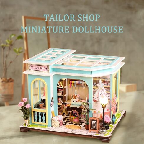 Kisoy Romantic and Cute Dollhouse Miniature DIY House Kit Creative Room Perfect DIY Gift for Friends,Lovers and Families(Kitty's Choice) in Saudi Arabia