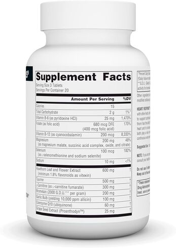 Source Naturals Heart Response, Contains Hawthorn, L-Carnitine, and CoQ10, Supports The Cardiovascular System* - 30 Tablets in Saudi Arabia