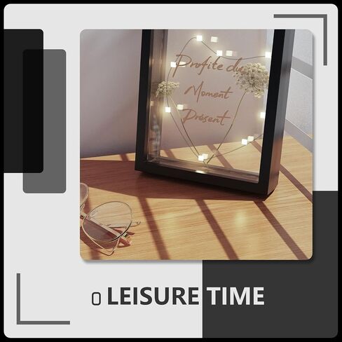 Shadow Box Display for Picture Frame: Memory Photo Case, Personalized Gifts Card Boxes, DIY Tabletop Display Frame Display Case, Clear Memory Box for Dried Flowers/Kids Room/Birthday/Wedding, Green in Saudi Arabia