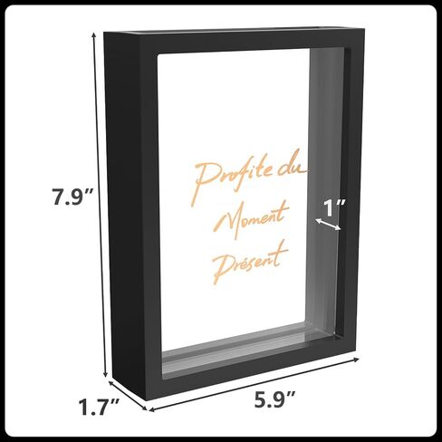 Shadow Box Display for Picture Frame: Memory Photo Case, Personalized Gifts Card Boxes, DIY Tabletop Display Frame Display Case, Clear Memory Box for Dried Flowers/Kids Room/Birthday/Wedding, Green in Saudi Arabia