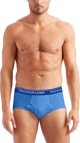 سراويل داخلية قطنية للرجال من POLO RALPH LAUREN مقاس كبير وطويل، 3 قطع، بولو أسود/أحمر، 4X in Kuwait