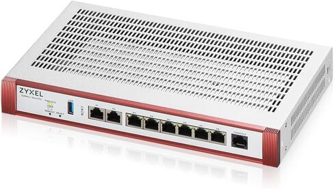 حزمة Zyxel ZyWALL USG Flex 500H - جدار حماية الأمن السيبراني عالي السرعة مقابل البرامج الضارة | 4X متعدد جيجا 2.5 جيجا 2X PoE+ | ضمان ذهبي لمدة عام من UTM | يوصى بالأعمال التجارية لما يصل إلى 300 مستخدم | سديم [USGFLEX500HBUN] in Kuwait