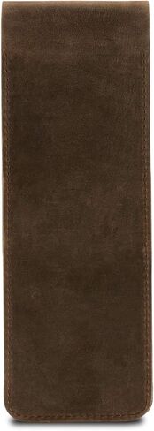 Londo Genuine Leather Pen and Pencil Case with Tuck in Flap, Stationery Bag in Saudi Arabia