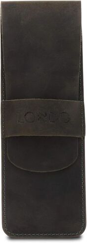 Londo Genuine Leather Pen and Pencil Case with Tuck in Flap, Stationery Bag in Saudi Arabia