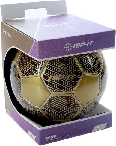 RIP-IT | Women's & Girl's Training Soccer Ball | Features Traditional 32 Panel Construction | Includes Winding Bladder for Long-Lasting Inflation in Saudi Arabia
