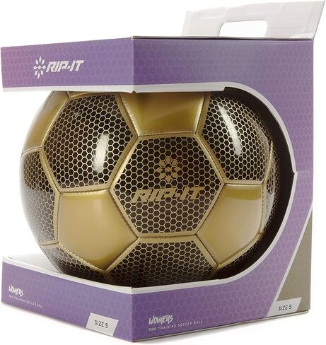 RIP-IT | Women's & Girl's Training Soccer Ball | Features Traditional 32 Panel Construction | Includes Winding Bladder for Long-Lasting Inflation in Saudi Arabia