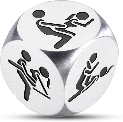 2 PCs Dice Gift for Anniversary,Bachelorette Gifts,Bachelor Gifts,Couple Birthday Gifts for Boyfriend Girlfriend,11 Years Anniversary Steel Gift,Wedding Engagement Gifts for Couples,Bridal Shower Gift in Saudi Arabia