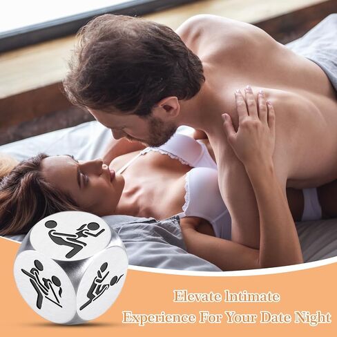 2 PCs Dice Gift for Anniversary,Bachelorette Gifts,Bachelor Gifts,Couple Birthday Gifts for Boyfriend Girlfriend,11 Years Anniversary Steel Gift,Wedding Engagement Gifts for Couples,Bridal Shower Gift in Saudi Arabia