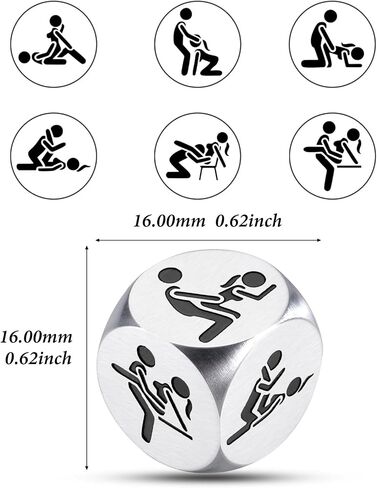 2 PCs Dice Gift for Anniversary,Bachelorette Gifts,Bachelor Gifts,Couple Birthday Gifts for Boyfriend Girlfriend,11 Years Anniversary Steel Gift,Wedding Engagement Gifts for Couples,Bridal Shower Gift in Saudi Arabia