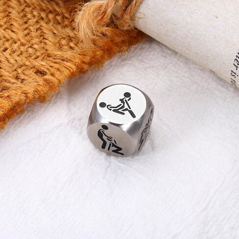 2 PCs Dice Gift for Anniversary,Bachelorette Gifts,Bachelor Gifts,Couple Birthday Gifts for Boyfriend Girlfriend,11 Years Anniversary Steel Gift,Wedding Engagement Gifts for Couples,Bridal Shower Gift in Saudi Arabia