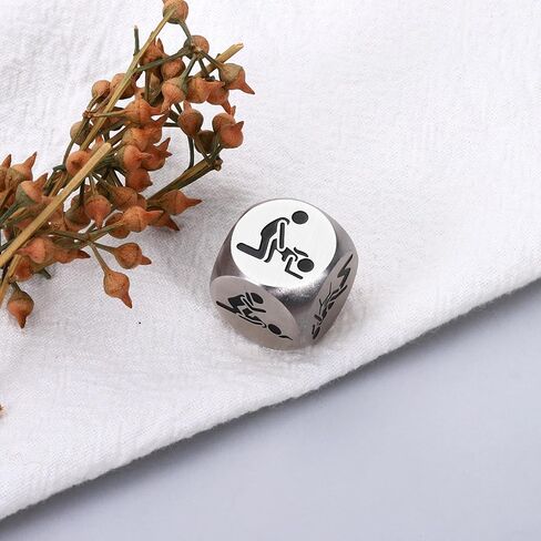 2 PCs Dice Gift for Anniversary,Bachelorette Gifts,Bachelor Gifts,Couple Birthday Gifts for Boyfriend Girlfriend,11 Years Anniversary Steel Gift,Wedding Engagement Gifts for Couples,Bridal Shower Gift in Saudi Arabia