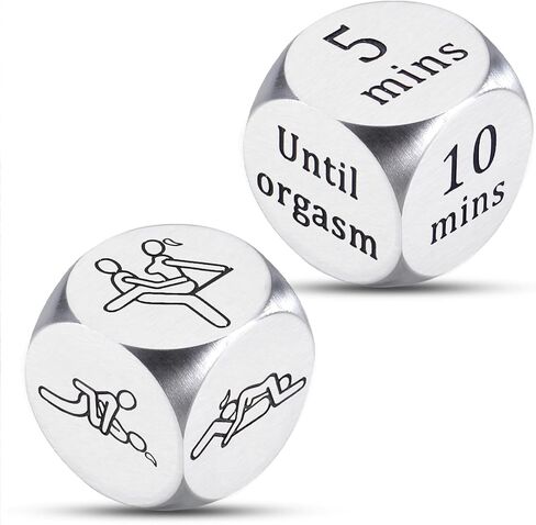 2 PCs Dice Gift for Anniversary,Bachelorette Gifts,Bachelor Gifts,Couple Birthday Gifts for Boyfriend Girlfriend,11 Years Anniversary Steel Gift,Wedding Engagement Gifts for Couples,Bridal Shower Gift in Saudi Arabia