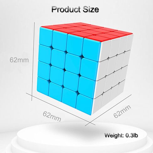 Speed Cube 3x3,Original Magic Cube Puzzle Toy,Full Size 2.2'' Advanced Version,QYTOYS Speed Cube,Easy Turning & Smooth Play Durable Puzzle Cube Toy Stickerless ABS-Colour Cube in Saudi Arabia