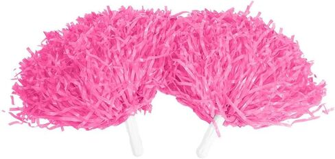 Meiyya Summer Enjoy Pompoms Cheer، كرات التشجيع سهلة الحمل ناعمة ومريحة للهواة لعشاق الهواء الطلق للاعب في المنزل (وردي، 12) in Kuwait