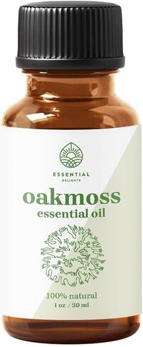 Oakmoss Essential Oil - Premium Grade 100% Undiluted Essential Oil (1 oz.) | for Aromatherapy, Soaps, Lotions, & Candles | Vegan & Cruelty Free in Kuwait
