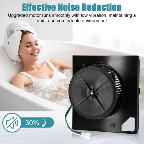 S-97016621 مجموعة محرك المروحة لBroan Nutone QTN80L، QTN80L-A، QTR080، QTR070، QTR080L، QTR080F، QTRN080، QTR070L QTRN080F، QTRN080L مروحة عادم الحمام، 99080568 محرك بديل لمروحة الحمام in Saudi Arabia