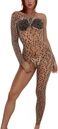 Fishnet Bodystocking Sparkles Back Slit Wildness in Saudi Arabia