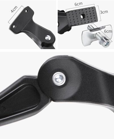 Bike Kickstand,Kickstand for Adult Bike,Mountain Bike Kickstand,Adjustable Bicycle Kickstand for 24-29" Bicycles,Aluminium Alloy Bicycle Kickstand Support Storage (Center) in Saudi Arabia