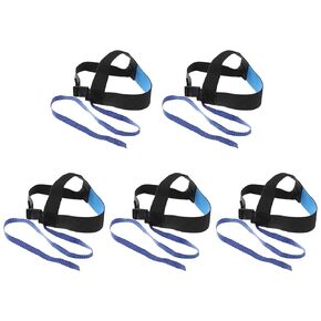 MECCANIXITY 5pcs ESD Anti Static Foot Heel Straps Anti Static Wrist Strap Band Adjustable for Grounding Removing Static Black