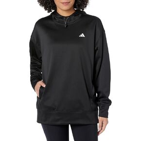 adidas Women's Aeroready Game and Go Fleece Hoodie