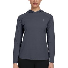 Little Donkey Andy Women's Quick Dry Sun Protection UPF Hoodie Shirt Long Sleeve Breathable for Fishing Hiking Outdoor
