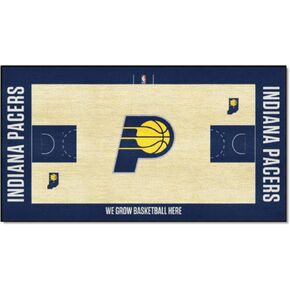 FANMATS 9280 Indiana Pacers Large Court Runner Rug - 30in. x 54in.