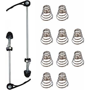 Bicycle Quick Release Skewers Axle Front Rear Skewers Rod Steel Wheel +10 pcs Spring Replacements for Road Bike Mountain Bike