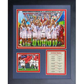 Legends Never Die World Cup Soccer United States Framed Photo Collage