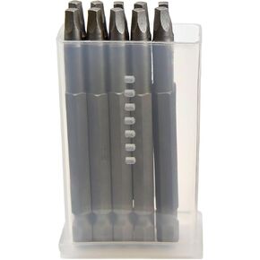 MaxTool 10PCs SQ1 x 3 Inches Identical Screwdriver Power Bits Square No 1 Tip/Point/Head 1/4" Hex Driver 6150 Alloy Steel; SQ1x3P10-6150