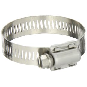 Breeze Power-Seal Stainless Steel Hose Clamp, Worm-Drive, SAE Size 24, 1-1/16" to 2" Diameter Range, 1/2" Bandwidth (Pack of 10)